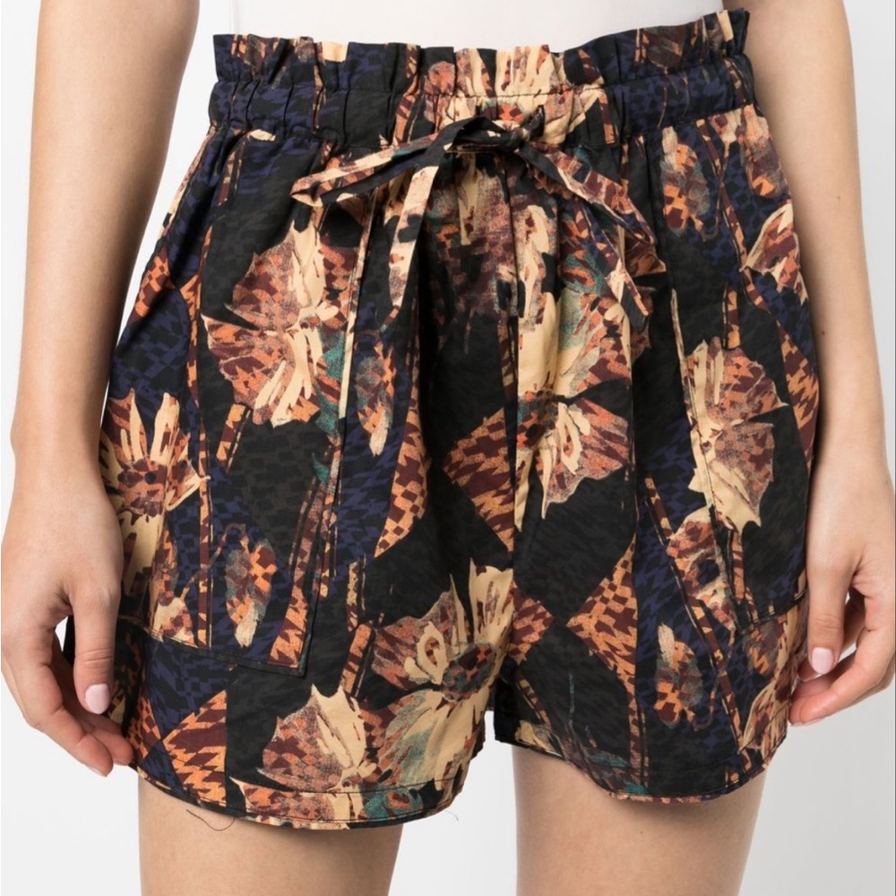 Ulla Johnson Evelyn Floral Shorts, size 4